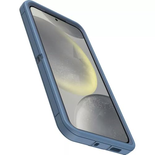 Image of OtterBox Galaxy S25+ (Only) - Defender Series Case - Case Only - Screenless - Rugged & Durable - with Port Protection - Microbial Defense Protection (Baby Blue Jeans (Blue))