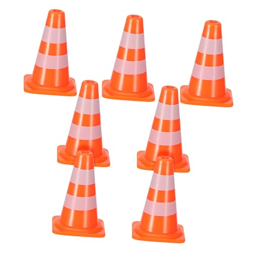 Cônes de signalisation routière miniatures pour apprendre le code de la route en s'amusant