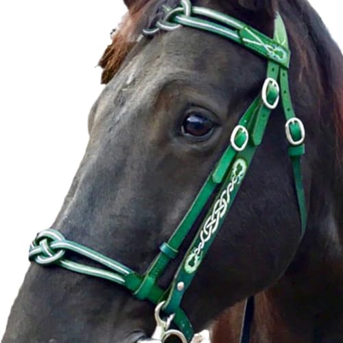 Horse Halters and Lead Ropes PU Leather Halter and Lead Ropes Ergonomic Comfortable Halters Unfettered