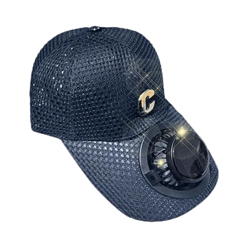 Chapeau de ventilateur solaire contre la chaleur et le soleil