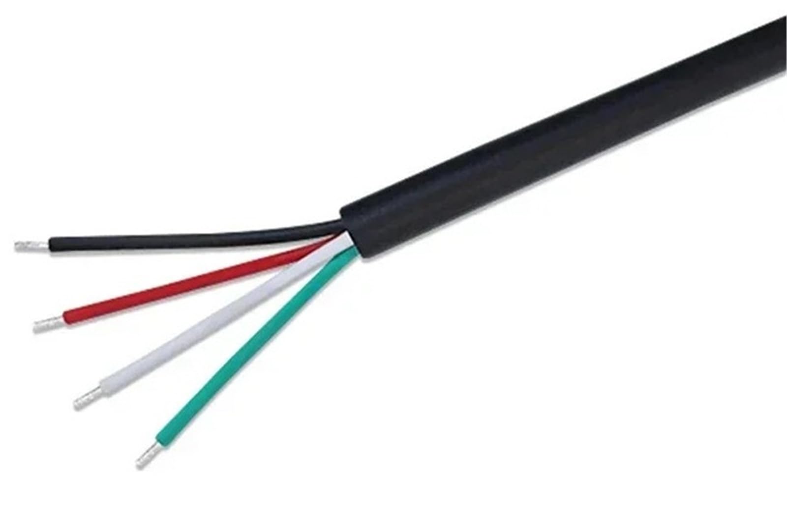 1/5 Uds 2,5mm 3,5mm Cable estéreo Mono conector Jack macho hembra 2P 3P 4Pin Cable de extensión DIY Cable de reparación de micrófono de Audio(3.5mm Male 4P,1Pcs)