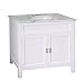 Bellaterra Home 600168-36W 36-Inch Single Sink Vanity, Wood, White