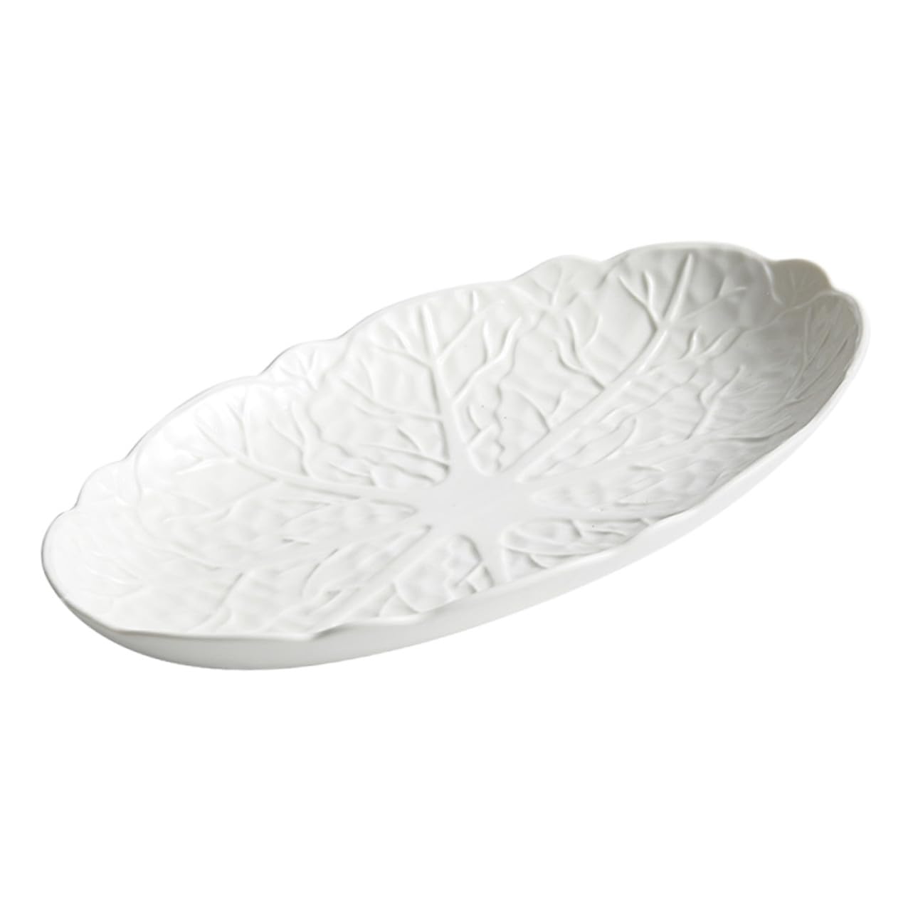 Plat cuisson vapeur poisson céramique blanche plat ovale 30 cm service cuisine maison