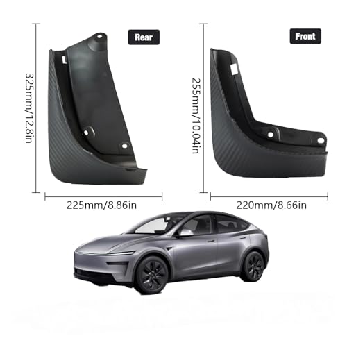 Garde-boue haut de gamme Tesla Model Y Juniper 2025 noir mat