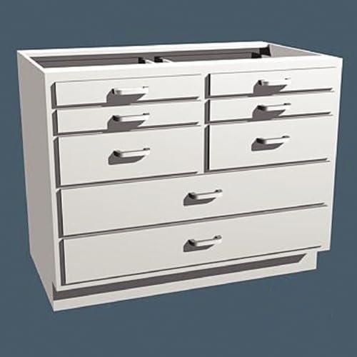 Stack Container, 23-3/8X12X3-1/8, White