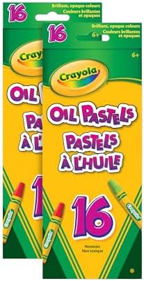 2pk Bundle of 16 Oil Pastel Sticks