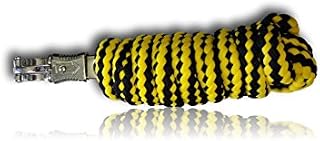 Lead rope with panic hook for horse in various stylish designs. Leash, ties pony, donkey, goat