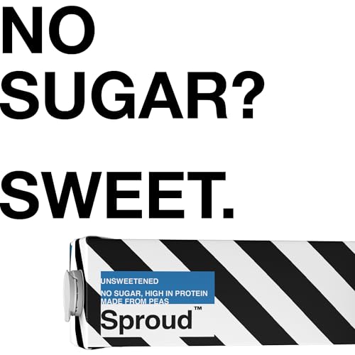 SPROUD - Plant-Based Milk, Zero Sugar, Low Carb, High Protein, Long Life, Powered by Peas, Perfect for Keto and Low Calorie Diets (Unsweetened) (6 x 1L)