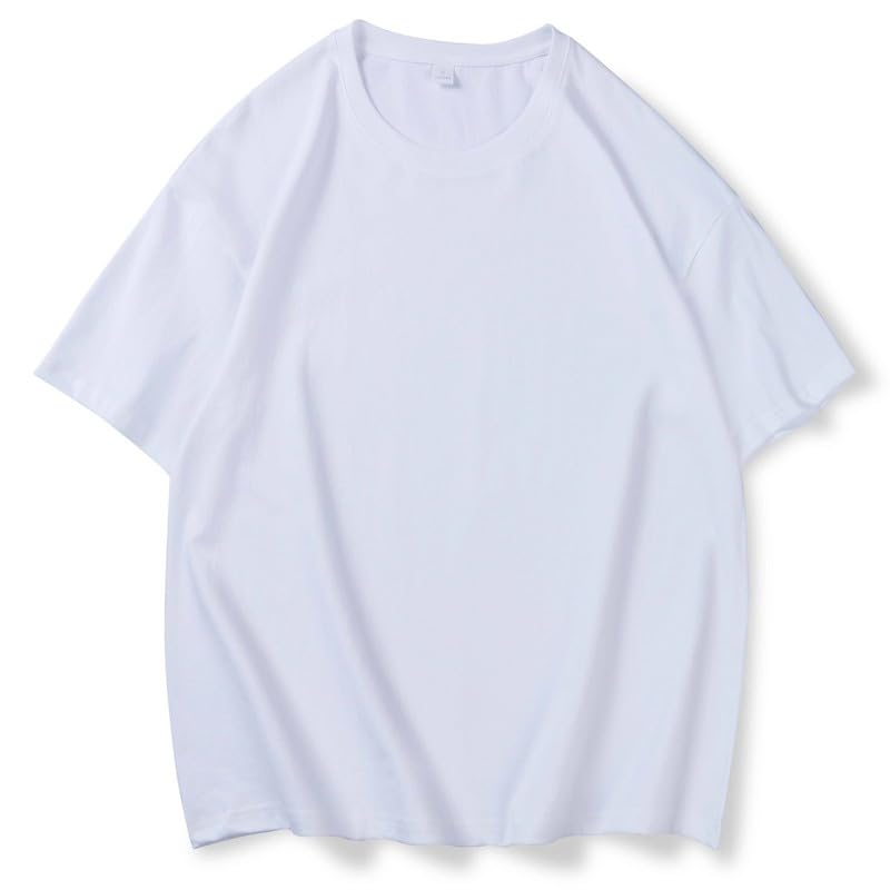 BDBKYWYMens T-Shirt White T-Shirt for Men