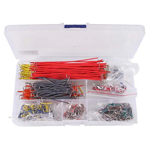 Organizer 840 Pieces Preformed Breadboard Jumper Wire Kit 14 Lengths Assorted Jumper Wire for Breadboard Prototyping Solder Circuits - Thumbnail 2
