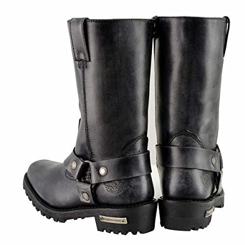 Image of Milwaukee Leather Women's Premium Leather Motorcycle Harness Boots Collection MBL - 10
