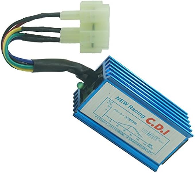 Glixal ATMT1-147 GY6 High Performance Racing Blue CDI Box 50cc 125cc 150cc 139QMB 152QMI 157QMJ Chinese Scooter Moped Go Kart ATV Quads No Rev Limit