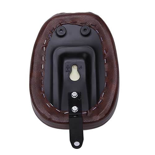 Dreamizer Motorcycle Front Driver Solo Seat+Rear Passenger Pillion Pad Compatible With Sportster 48 72 Iron 883 Xl883 Forty Eight Xl1200 Seventy Two 1200, Crocodile Style Brown #TOP6
