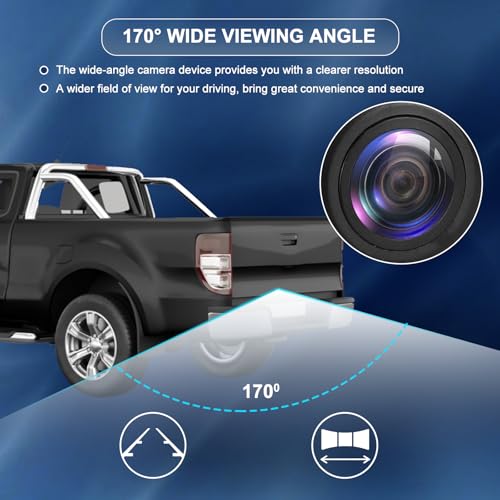 Image of Rear View Backup Camera Replacement for Toyota Tundra 2010 2011 2012 2013 Base Limited SR5 Back Up Camera Replaces# 86790-34030 86790-34011 TO1960103