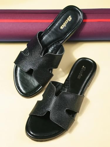 Image of Bata Women's Mule Slippers - Comfortable & Trendy Slip-On Slippers for Everyday Wear