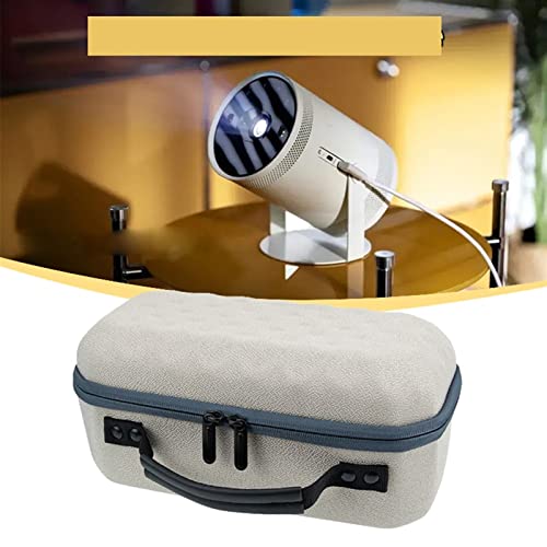 Funda portátil para videoproyector, a prueba de polvo y golpes, con cierre de cremallera y asa, fabricada en material EVA, para TheFreestyle y otros mini proyectores miniatura 3