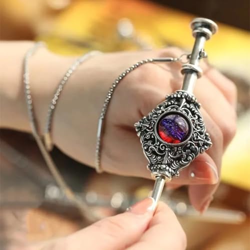 New 2025 Magic Witchcraft Necklace Women's Vintage Blood Pack Removable Witch Wand Pendant for Men Women Cosplay Jewelry Gifts Fashion Accessories Creative Gift3
