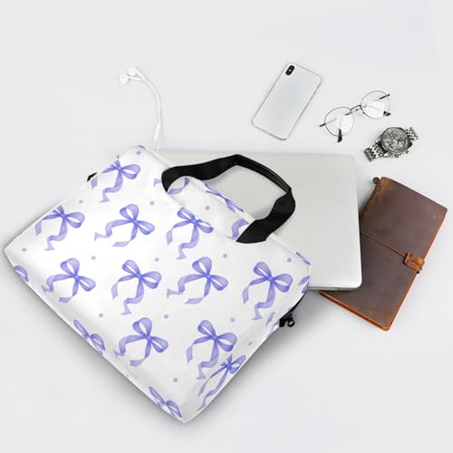Funda para portátil ALAZA con patrón de lazo morado 13-15.6 pulg miniatura 7