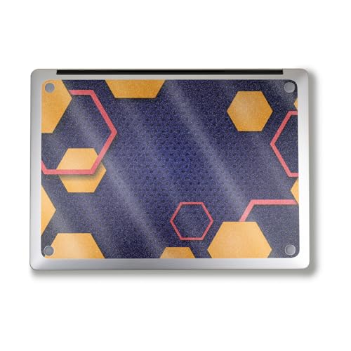 Image of Glossy Glitter Laptop Skin Compatible with Alienware M18 R2 (2024) - Complimentary Hex - Premium 3M Vinyl Protective Wrap Decal Cover - Easy to Apply | Crafted in The USA by MightySkins