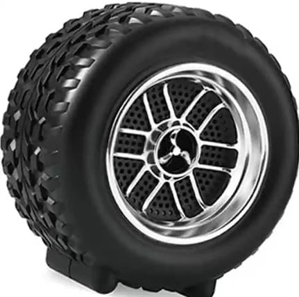 Image of Cyomi CY-666 Super Bass Bluetooth Speaker | 10W Power Speaker with Wheel Design | Bluetooth, USB, Micro SD Card Slot | Portable Wireless Speaker