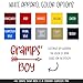 Gramps' Boy Black or White Infant or Toddler T-Shirt, Grandson Present, Kid Shirt, Valentine's (Gramps Boy Shirt)