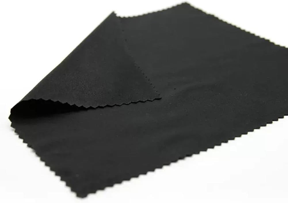 Eyeglass Cleaning Cloths, Cleaning Cloths - Cleans Lenses, Glasses, Screens, Cameras,Great for Cleaning Eyeglasses, 2P, Grey and Black