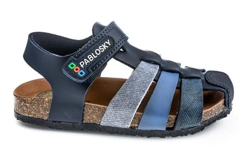 Sandale fille Pablosky Bio 520227 évite les ampoules grâce au cuir souple ajusté