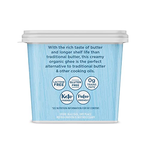 Carrington Farms Usda Certified Organic Grass Fed Ghee With Himalayan Salt thumb #1