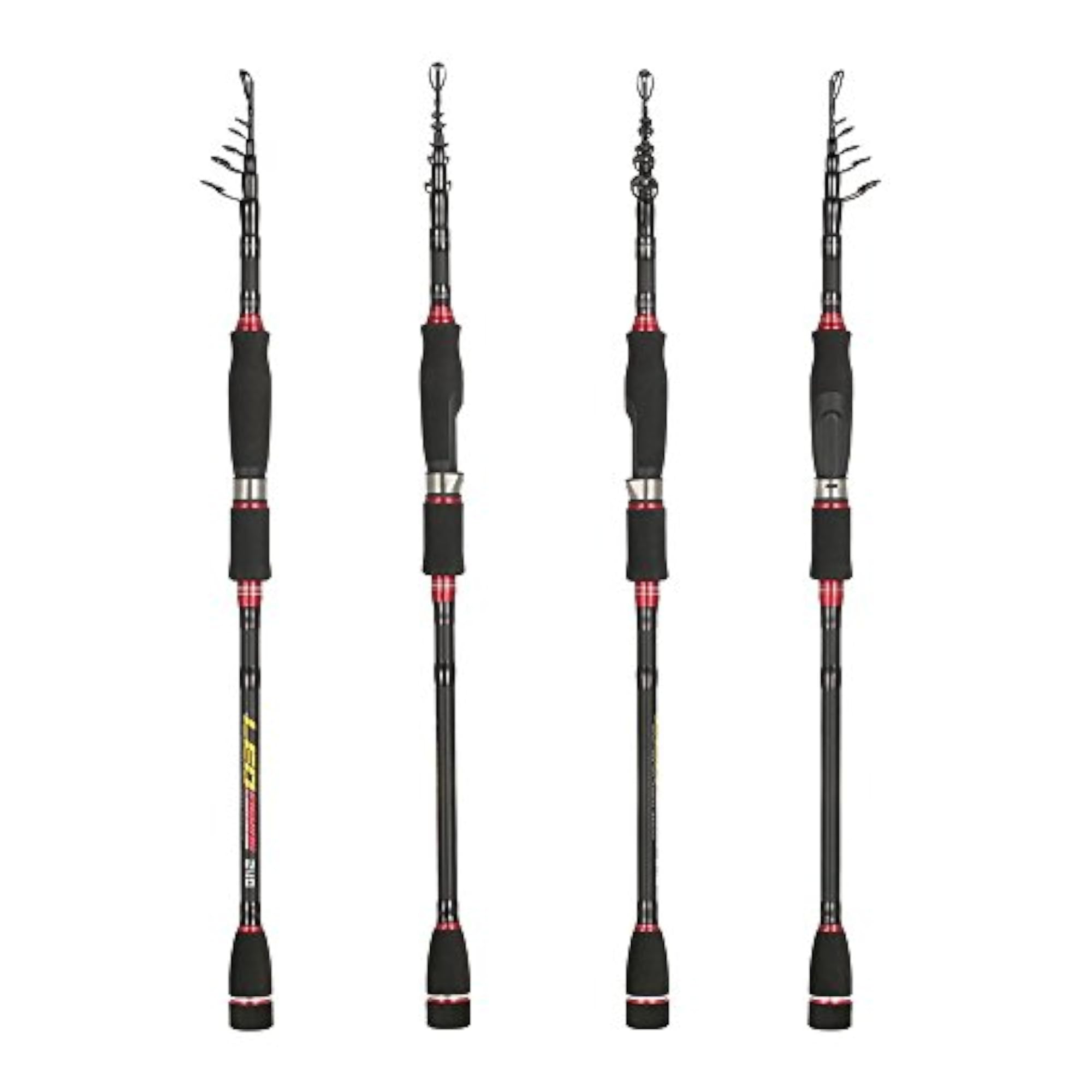 2.1m Telescopic Carbon Fiber Fishing Spinning Pole