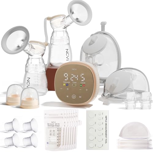 NCVI 2-in-1 Electric Breast Pump with Wearable Cups, Spa-Like Com...