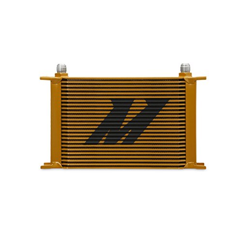 Universal 25 Row Oil Cooler Heat Exchanger Gold Mishimoto