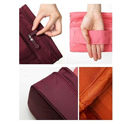 Image of Styleys Shoe Bag /Shoe Pouch for Travelling /Storage (Maroon, S1095)