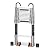 Telesladder Industrial-Grade Extension Ladder for Home/Office/Work/Rooftops, Portable Multi-Purpose Retraction Collapsible Ladder, Supports 150Kg/3.3M/10.8Ft