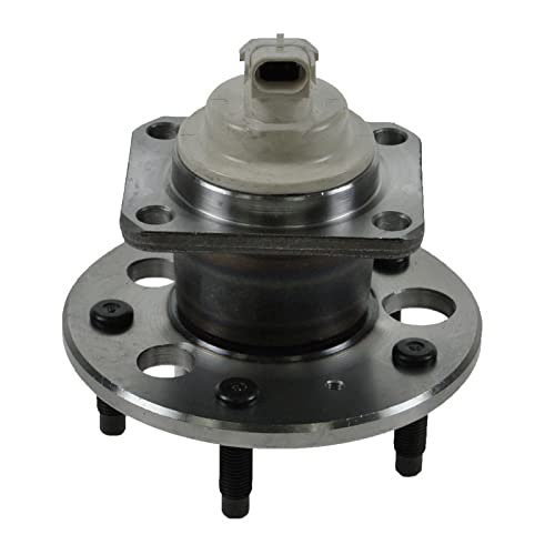 Image of TRQ Rear Wheel Bearing and Hub Assembly Set 2 Piece Compatible with 2000-2008 Chevrolet Impala 4 Wheel ABS 2009-2013 Impala 2014-2016, Limited 2006-2009 Buick Lacrosse 1997-2002 Regal