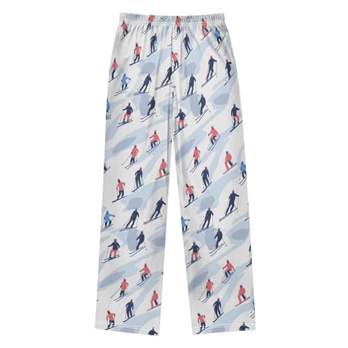 Pajama Pants Sports Skiers Winter Long Sleep Pants Lounge Bottoms2