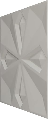 Miniatura 8 de Ekena Millwork WP20X20NKWH 19 58 pulgadas de ancho x 19 58 pulgadas de alto Nikki EnduraWall - Cubiertas decorativas para paneles de pared 3D de