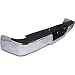 MBI AUTO - Steel Chrome, Rear Step Bumper Assembly for 2009-2018 Dodge RAM 1500 w/Single Exhaust, CH1103117