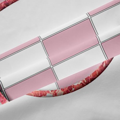 Image of Erosebridal Pink Initial C Window Curtains 42 inch Wx63 L Kawaii Plaid Checkered Blackout Curtains for Kids Girls Bedroom,Cute Personalized Monogram Window Treatments Grids Gingham Drapes Decor 2 Panels