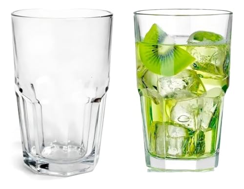 La Mejor Recopilación de Titulo crisa los mejores 10. 39 Vaso Boston Hight Ball Vidrio 477 Ml - 16 Oz. 6292-12 Pzas Color Transparente