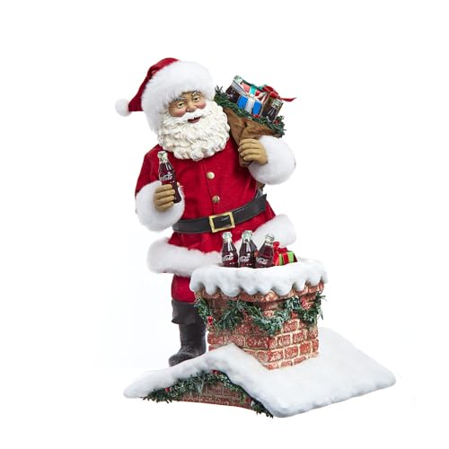 Nappe Père Noël dans la cheminée 26,7 cm décoration table de Noël festive - 2