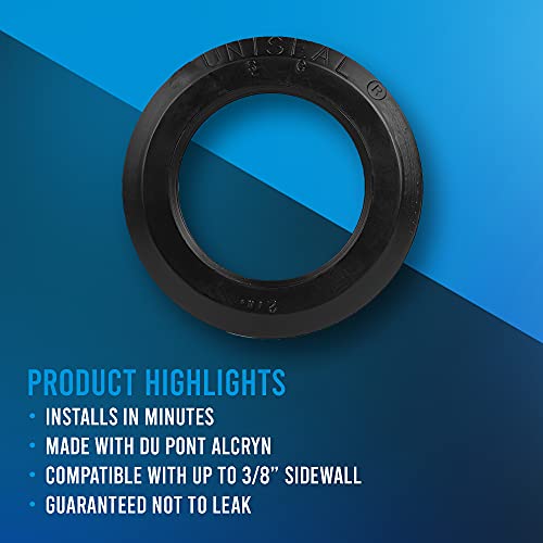 2" Uniseal Flexible Tank Adapter (Bulkhead) - 2 Pack #TOP3