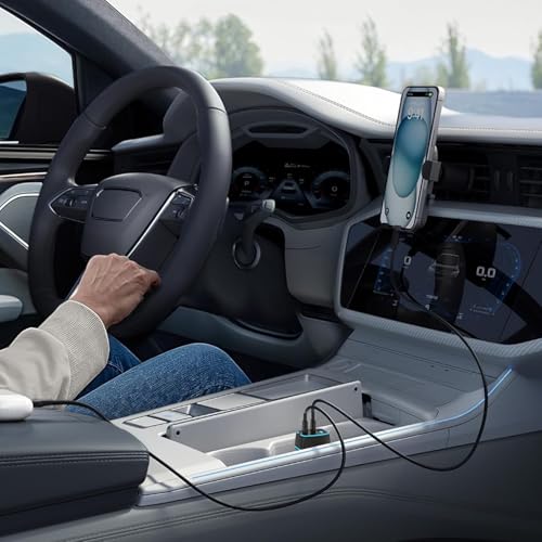 Cargador de coche USB-C de 32W que soluciona la falta de batería en tu iPhone 7