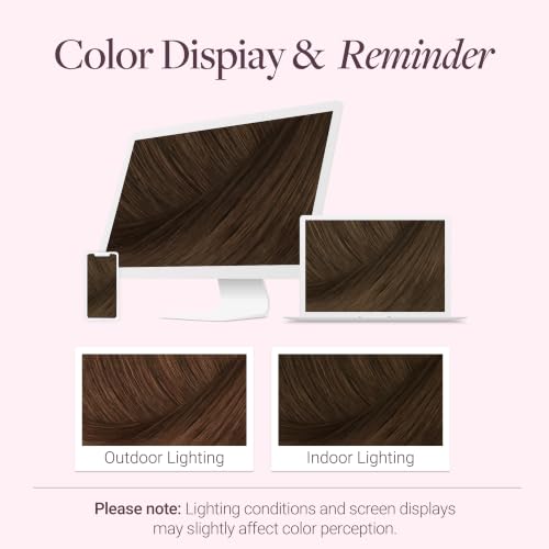 Image of GOO GOO Clip in Hair Extensions Real Human Hair Brown Remy Extensions