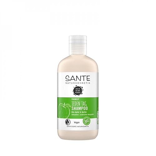 SANTE Naturkosmetik Jeden Tag Shampoo Bio-Apfel & Quitte, Milde Haarpflege