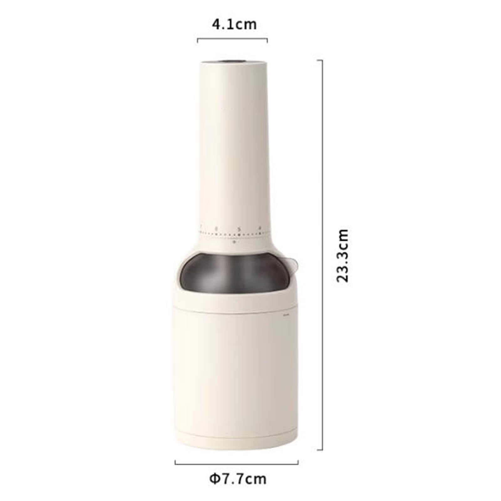 Macinacaffè Elettrico, Macinacaffè Conico Portatile Senza Fili, con 45 Impostazioni Regolabili, Ricaricabile Tramite USB, per caffè Espresso, caffè Americano E caffè Francese