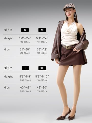 Image of MANZI Women's 2-6 Pairs Opaque Control Top Tights Comfort Stretch Pantyhose