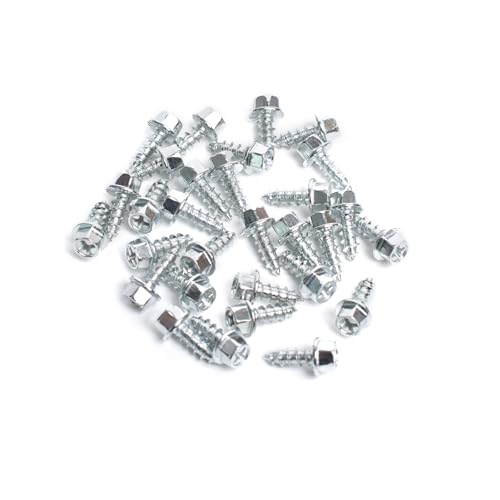 Raprance Wading Boot Studs, 30-Pcs Steel Hex Head Cleats, Cross Screw Design for Rubber and Felt Soles