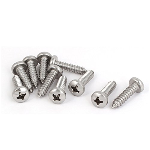 Tornillos Autoperforantes de Acero Inoxidable 316 M6.3x25mm 10 piezas miniatura 1