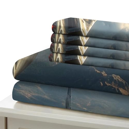 Parure de lit avions de combat 3D microfibre housse de couette single - 6