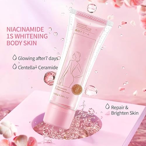 Image of ENLIWISH Body Double Tube Brightening Cream Centella Asiatica Natural Moisturizing Body Lotion for All Skin 100 grams